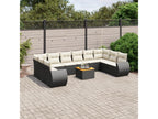 Black Woven Resin Wicker Outdoor Furniture Set - dlz1766456550618