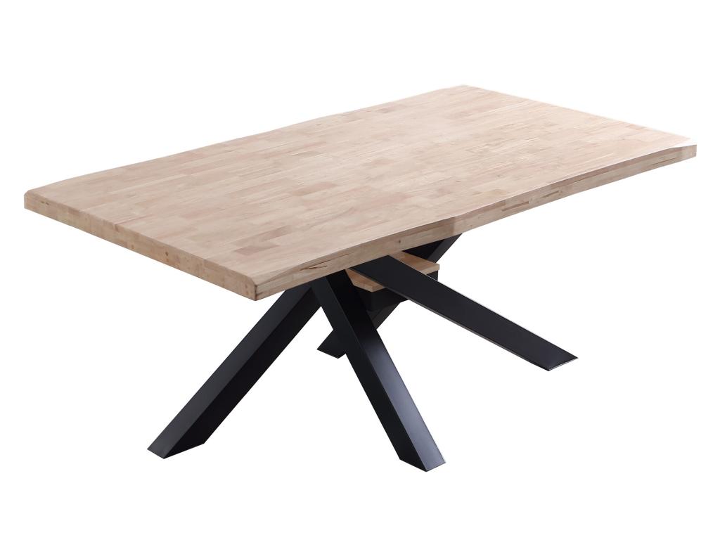 Natural Oak Wood Dining Table