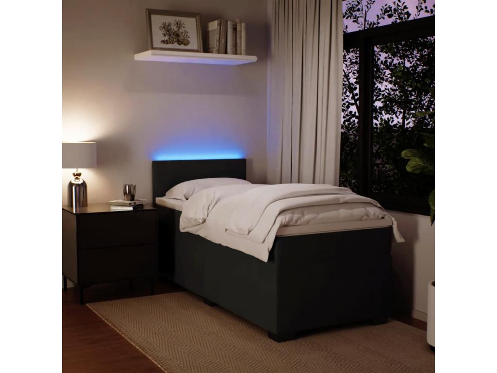 Black Velvet Mattress, 80 x 200 cm