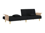 Black Fabric Sofa Bed