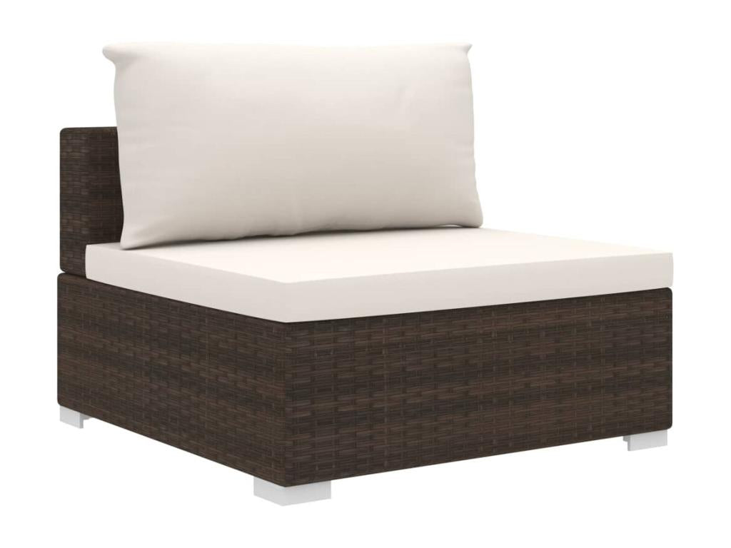 Brown Woven Resin Wicker Outdoor Furniture Set - dlz1766457044773