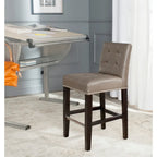SAFAVIEH Lashunda 24-inch Counter Stool - 16.7 W x 20.1 L x 34.4 H - 17Wx20Dx34H