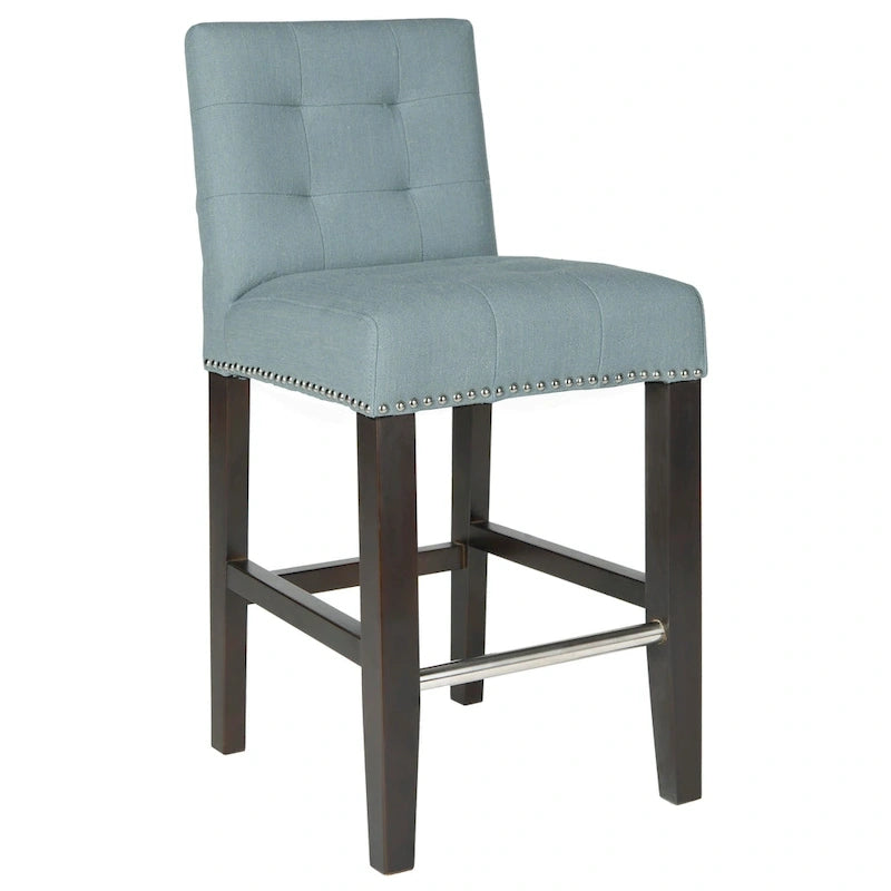 SAFAVIEH Lashunda 24-inch Counter Stool - 16.7 W x 20.1 L x 34.4 H - 17Wx20Dx34H
