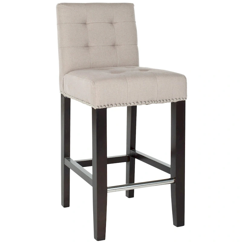 SAFAVIEH Lashunda 24-inch Counter Stool - 16.7 W x 20.1 L x 34.4 H - 17Wx20Dx34H