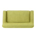 Mariah Mid-Century Fabric Loveseat by Christopher Knight Home