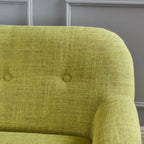 Mariah Mid-Century Fabric Loveseat by Christopher Knight Home