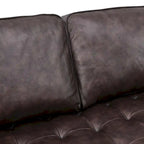 Valour 98 Leather Sectional Sofa