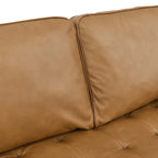 Valour 98 Leather Sectional Sofa