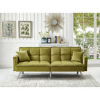 Comfortable Velvet Multi-position Sleeper Sofa Bed