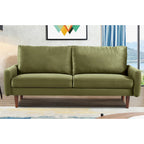 US Pride Furnitirue 70W Tapered-Leg Velvet Sofa