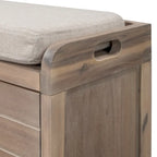 Fully Assembled Shoe Bench with Removable Cushion
