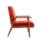 Porthos Home Gelso Fabric Accent Chair with Rubberwood Legs