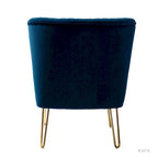 Barto Upholstered Side Chair with Tufted Back Set of 2 by HULALA HOME