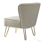 Barto Upholstered Side Chair with Tufted Back Set of 2 by HULALA HOME