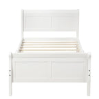 Harper & Bright Designs Wood Twin Sleigh Bed with Headboard and Footboard