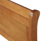 Harper & Bright Designs Wood Twin Sleigh Bed with Headboard and Footboard