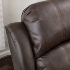 Charlie Bonded Leather Glider Recliner by Christopher Knight Home
