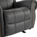 Charlie Bonded Leather Glider Recliner by Christopher Knight Home