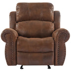 Charlie Bonded Leather Glider Recliner by Christopher Knight Home