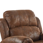 Charlie Bonded Leather Glider Recliner by Christopher Knight Home