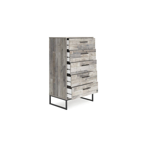 Ashley Furniture Neilsville Whitewash Chest of Drawers