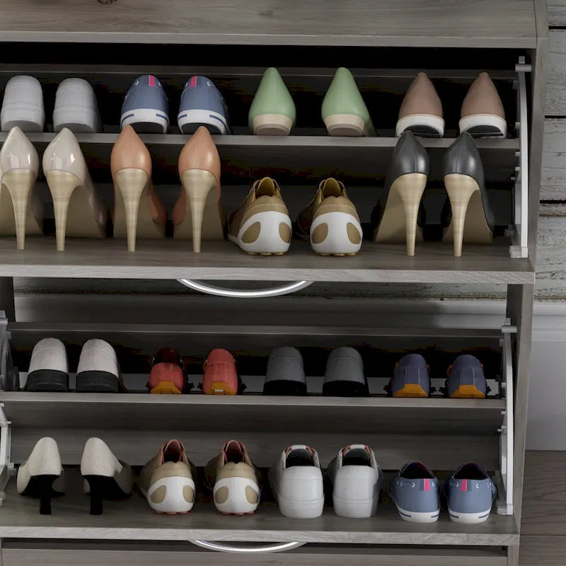 2-tier Shoe Storage for EntrywayCabinet for home