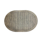 Roundhill Furniture Harola 5-Piece Dining Set, Round Pedestal Dining Table with 18 Leaf, 4 Side Chairs