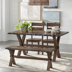 Simple Living Mandeville Live Edge Solid Wood Bench