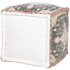 HERAT ORIENTAL Handmade Indo Cotton Pouf (India) - 16 x 16 x 16