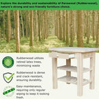 The Gray Barn Heavenly Winds Unfinished Solid Parawood Kitchen Island
