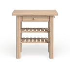 The Gray Barn Heavenly Winds Unfinished Solid Parawood Kitchen Island