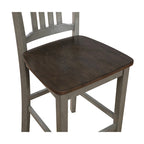 The Gray Barn Simmons Antique White and Brown 5-piece Dining Set