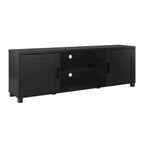 Virlomi TV Stand with Doors, TVs up to 85