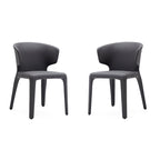 Conrad Cream Faux Leather Dining Chair (Set of 2)