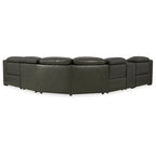 Signature Design by Ashley Center Line 6-Piece Power Reclining Sectional - 138.25W x 120.5D x 35H
