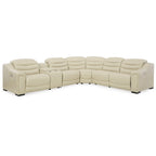 Signature Design by Ashley Center Line 6-Piece Power Reclining Sectional - 138.25W x 120.5D x 35H