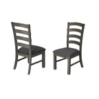 Best Quality Furniture 7-pc. Rustic Grey or Walnut Trestle Dining Set