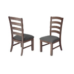 Best Quality Furniture 7-pc. Rustic Grey or Walnut Trestle Dining Set