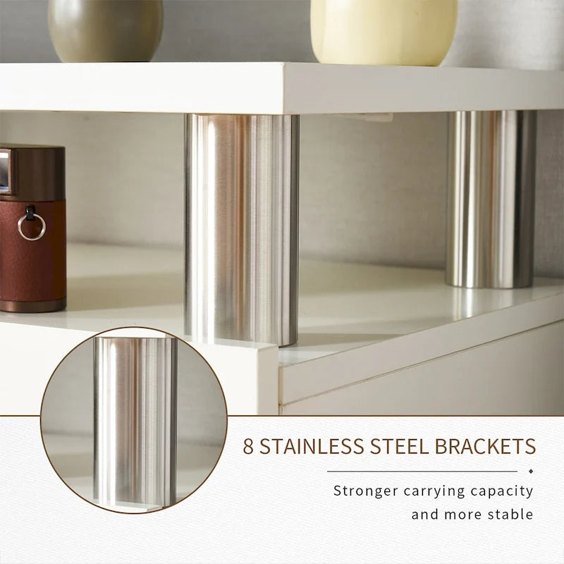 70 Fireplace TV Stand with 36 Electric Fireplace