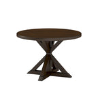 Roundhill Furniture Windvale Cross-Buck Base Dining Table