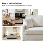 Volkhard 80.5 Modern Slipcovered Sofa With Removable Back Cushion By HULALA HOME