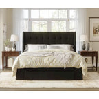 Pamela Tufted Upholstered Storage Panel Bed
