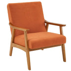 Home Comfort Mid Century Modern Wood Frame Accent Chair