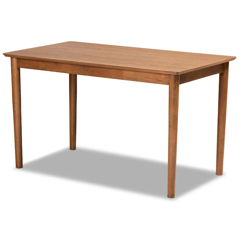 Daymond Mid-Century Upholstered and Walnut 5-PC Dining Nook Set