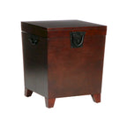 SEI Furniture Liatris Espresso Trunk Side Table
