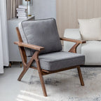Accent Chair Living Room Chairs Mid Century Modern Chair Leisure Side Reading Arm Chair