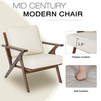 Accent Chair Living Room Chairs Mid Century Modern Chair Leisure Side Reading Arm Chair