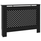 vidaXL Radiator Cover Black 44.1x7.5x32.1 MDF