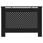 vidaXL Radiator Cover Black 44.1x7.5x32.1 MDF