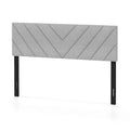 Linen Upholstered Headboard for Full and Queen Size Bed Frames